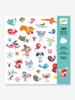 160 Kleine Vrienden-stickers DJECO blauw - thumbnail