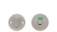 P&E P+E Rozet toilet-/badkamersluiting rond ø53x2mm met 8mm stift rvs geborsteld