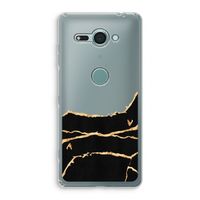 Gouden marmer: Sony Xperia XZ2 Compact Transparant Hoesje