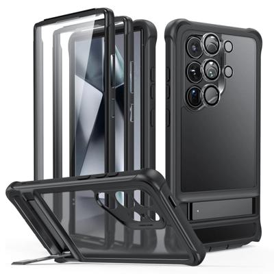 Galaxy S24 Ultra Armor Kickstand Case - Frosted Black