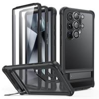 Galaxy S24 Ultra Armor Kickstand Case - Frosted Black