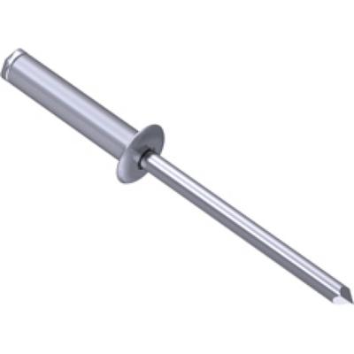 Gesipa 4007081700160 Multifunctionele popnagel 4.8 mm Staal Aluminium Aluminium PolyGrip® 500 stuk(s)