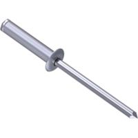 Gesipa 4007081700160 Multifunctionele popnagel 4.8 mm Staal Aluminium Aluminium PolyGrip® 500 stuk(s)