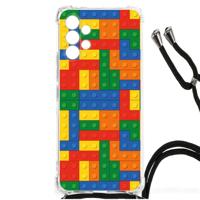 Samsung Galaxy A13 4G Doorzichtige Silicone Hoesje Blokken