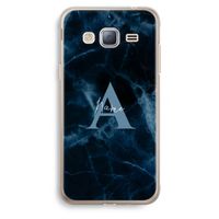 Midnight Marble: Samsung Galaxy J3 (2016) Transparant Hoesje