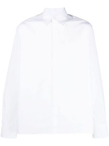 Lanvin chemise en popeline à manches longues - Blanc