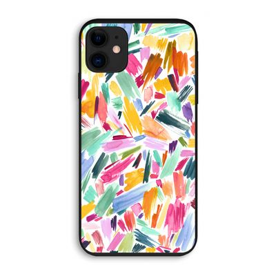 Watercolor Brushstrokes: iPhone 11 Biologisch afbreekbaar hoesje