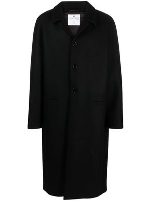 Courrèges manteau à simple boutonnage - Noir