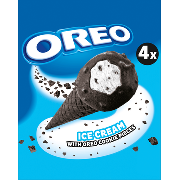 Oreo Ice Cream with Cookie Pieces 4 Stuks 264 g bij Jumbo