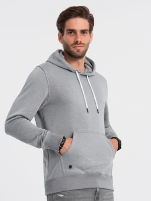 Ombre - Herenhoodie - Grijs - Kangaroezak