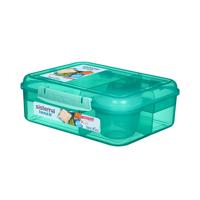 Sistema Lunch - Bento Lunch - 1.650 ml Minty Teal Sistema Lunch - Bento Lunch - 1.650 ml Minty Teal