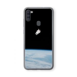 Alone in Space: Samsung Galaxy A11 Transparant Hoesje