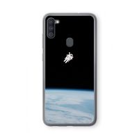 Alone in Space: Samsung Galaxy A11 Transparant Hoesje