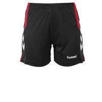 Hummel 120605 Aarhus Shorts Ladies - Black-Red - S