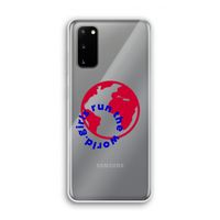 Run The World: Samsung Galaxy S20 Transparant Hoesje