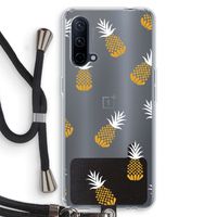 Ananasjes: OnePlus Nord CE 5G Transparant Hoesje met koord