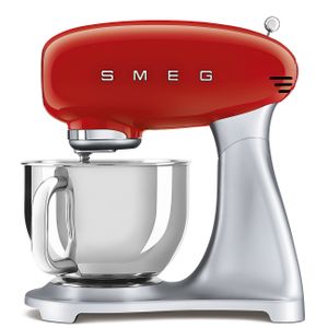 Smeg SMF02RDEU mixer Staande mixer Rood, Zilver 800 W