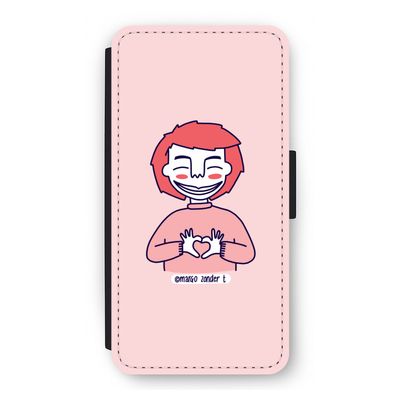 Hartje: iPhone 12 Pro Flip Hoesje
