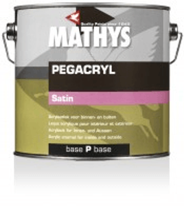 mathys pegacryl satin wit 0.75 ltr