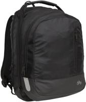 Bike Wave fietsrugzak/ dubbele fietstas nylon 20l zwart