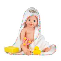 Heless Poppen badhanddoek luiaard met accessoires