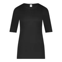 Thermo Rib dames T-shirt 3/4e mouw - Thermisch warm ondershirt met korte mouwen - Ronde hals