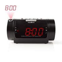 Nedis Digitale Wekkerradio | LED-Scherm | 1 stuks - CLAR005BK CLAR005BK