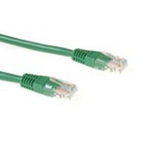 ACT Groene 1 meter U/UTP CAT5E patchkabel met RJ45 connectoren