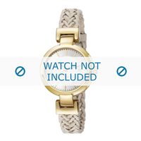 Esprit horlogeband ES107632009 Leder Beige