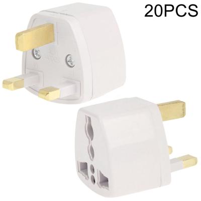 20 stuks Plug Adapter Travel Power Adapter met UK Socket Plug