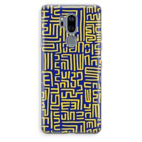 Majorelle Blue Print: LG G7 Thinq Transparant Hoesje