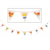 Inkleurbare blanco vlaggenlijn DIY - katoen - 110 cm