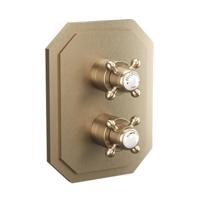 Crosswater Belgravia douchekraan - inbouw - exclusief inbouwdeel - 3 functies - geborsteld messing BLCB2500LBPF Crosswater Belgravia douchekraan - inbouw - exclusief inbouwdeel - 3 functies - geborsteld messing BLCB2500LBPF