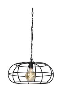 Light & Living Hanglamp Imelda mat zwart