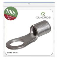 Quadrios 23C507 Ringkabelschoen Dwarsdoorsnede (max.): 4 mm² Gat diameter: 5.3 mm Ongeïsoleerd 100 stuk(s) - thumbnail