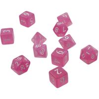 Eclipse 11 Dice Set: Hot Pink Dobbelstenen - thumbnail