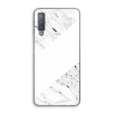 Biggest stripe: Samsung Galaxy A7 (2018) Transparant Hoesje