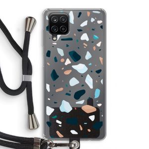 Terrazzo N°13: Samsung Galaxy A12 Transparant Hoesje met koord