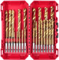 Milwaukee Accessoires Milwaukee metaalborenset | shockwave red hex |packout ready box | hss-g - 4932500420