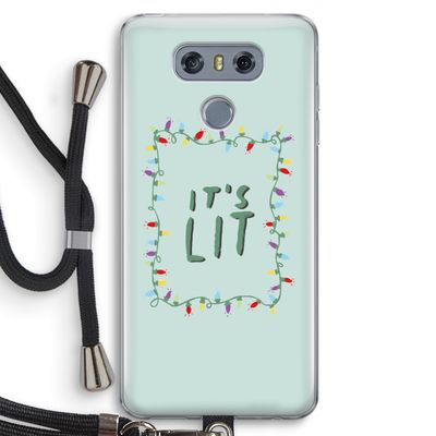 It's Lit: LG G6 Transparant Hoesje met koord