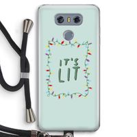 It's Lit: LG G6 Transparant Hoesje met koord