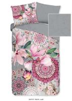 HIP Dekbedovertrek "mandala&apos;s en magnolia bloemen" - Multi - (140x200/220 cm) - Katoen Flanel