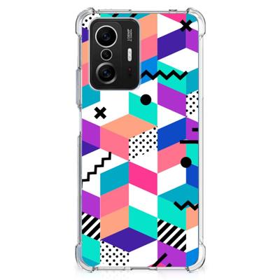 Xiaomi 11T | 11T Pro Shockproof Case Blokken Kleurrijk Xiaomi 11T | 11T Pro Shockproof Case Blokken Kleurrijk