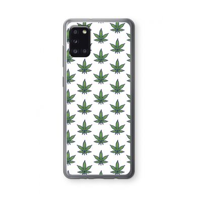Weed: Samsung Galaxy A31 Transparant Hoesje