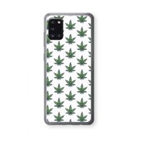 Weed: Samsung Galaxy A31 Transparant Hoesje Weed: Samsung Galaxy A31 Transparant Hoesje
