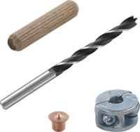 Wolfcraft deuvelset | ø8mm | 28-delig | 1 set - 2917000