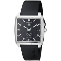 Horlogeband Tag Heuer WW2110/FT6005 Rubber Zwart 22mm