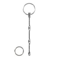 Urethral Sounding - Ribbed Plug With Ring