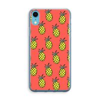 Ananas: iPhone XR Transparant Hoesje