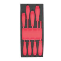 Milwaukee Empty 8 pc Insulated Screwdriver set Foam Insert Lege Foam Inlay schroevendraaier VDE set (8-delig) - 4932493678